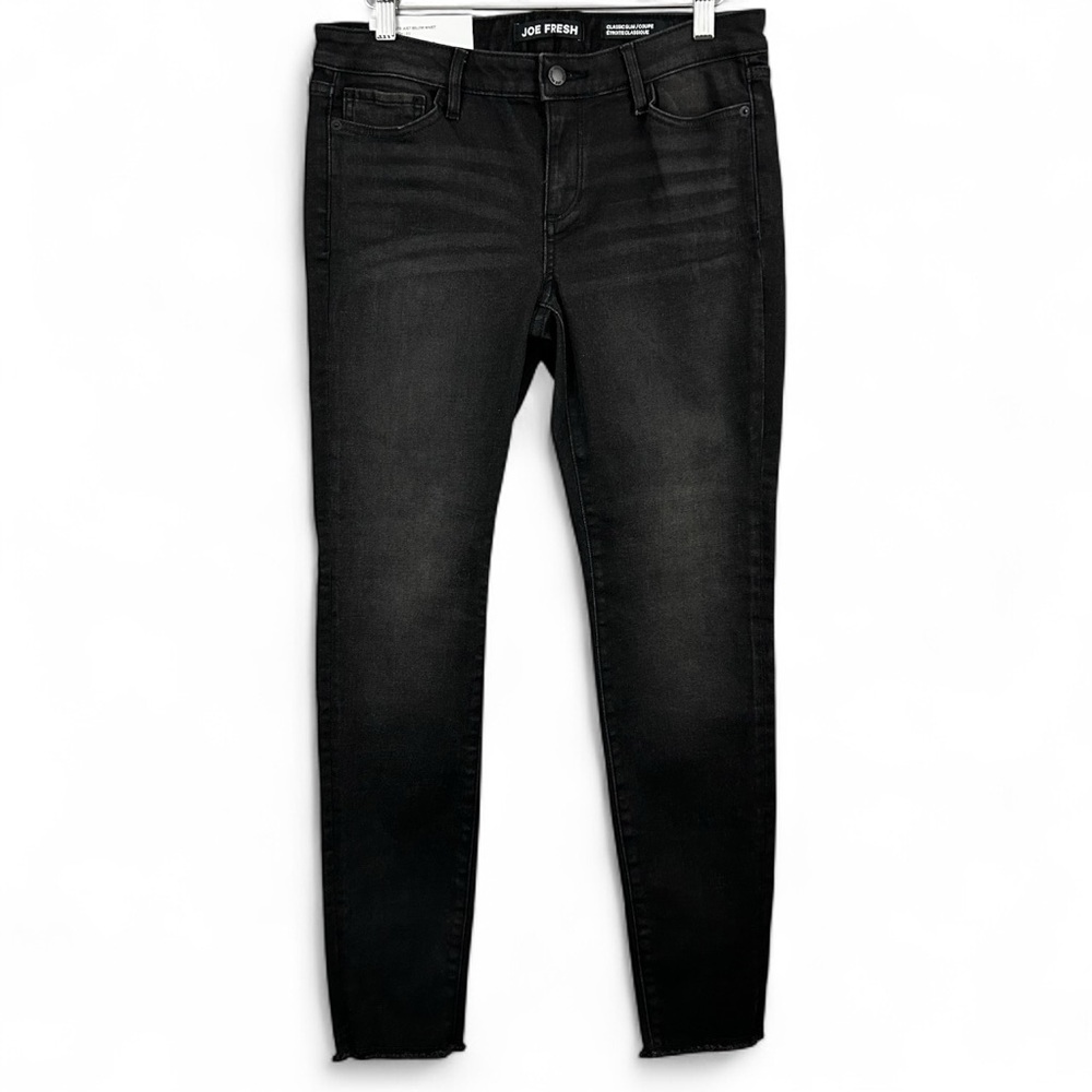 NWT Joe Fresh Mid Rise Classic Slim Raw Hem Size 27